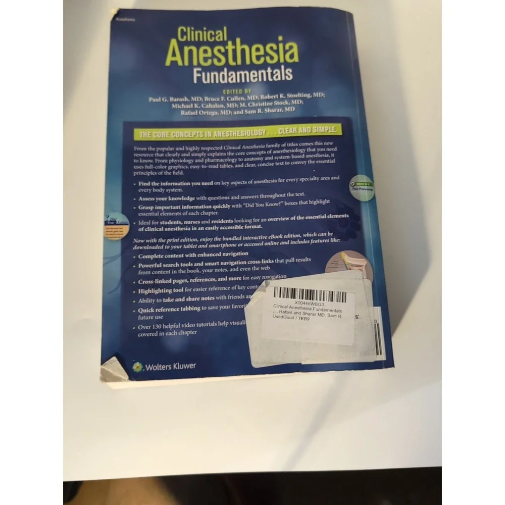 Clinical Anesthesia Fundamentals N: Print + Ebook with Multimedia by Bruce F....